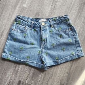 Sybilla Blue High Rise Shorts Size 6